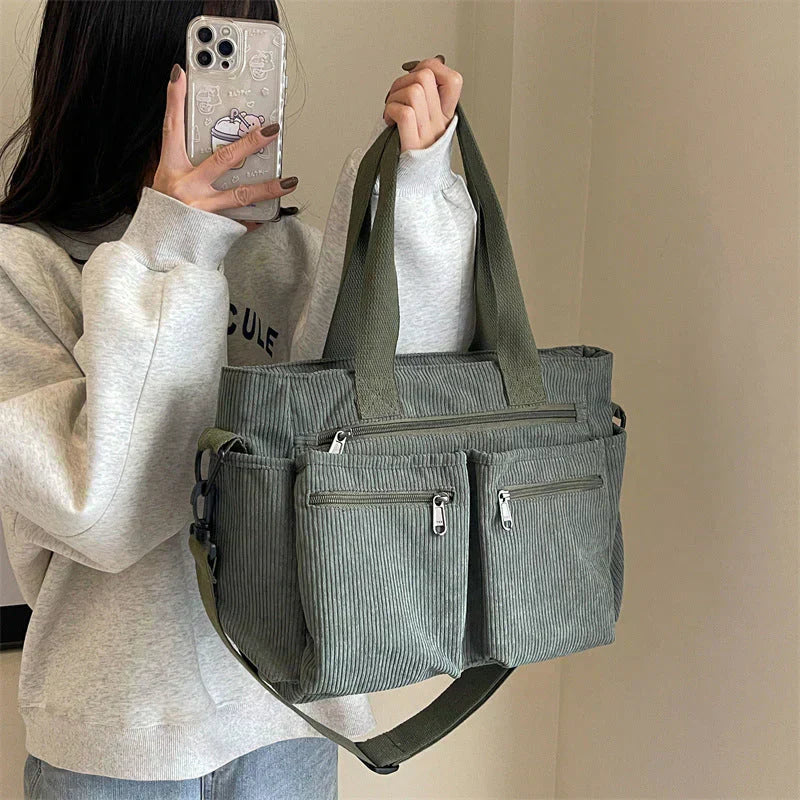 Women's Dual-Zip Crossbody Bag