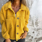 Short Wool Lapel Tailored Jacket