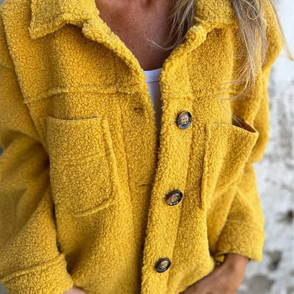 Short Wool Lapel Tailored Jacket