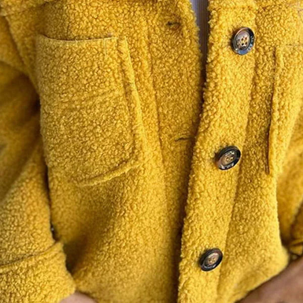 Short Wool Lapel Tailored Jacket