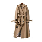 Belted Long Classic Trench Coat