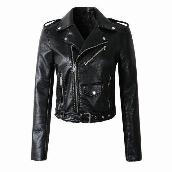 Classic Zip Up Biker Jacket