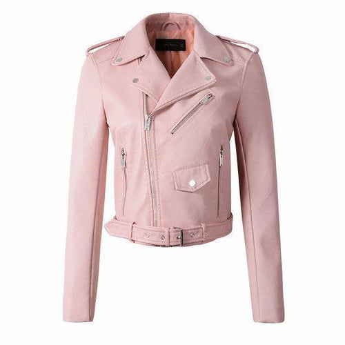 Classic Zip Up Biker Jacket