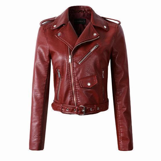 Classic Zip Up Biker Jacket