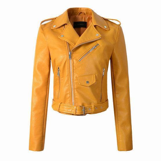 Classic Zip Up Biker Jacket