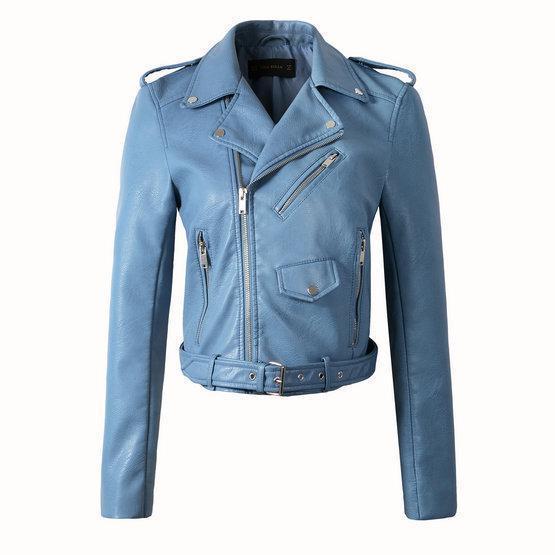 Classic Zip Up Biker Jacket
