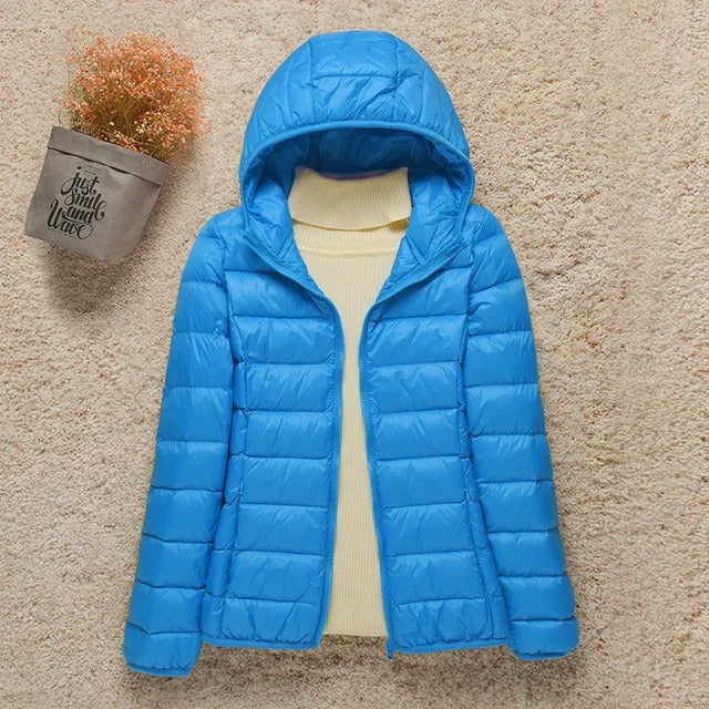 Warm Padded Hooded Down Jacket