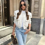 Casual Pocket Front Bomber Jacket