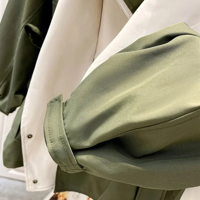 Windbreaker Jacket Removable Hood Shell