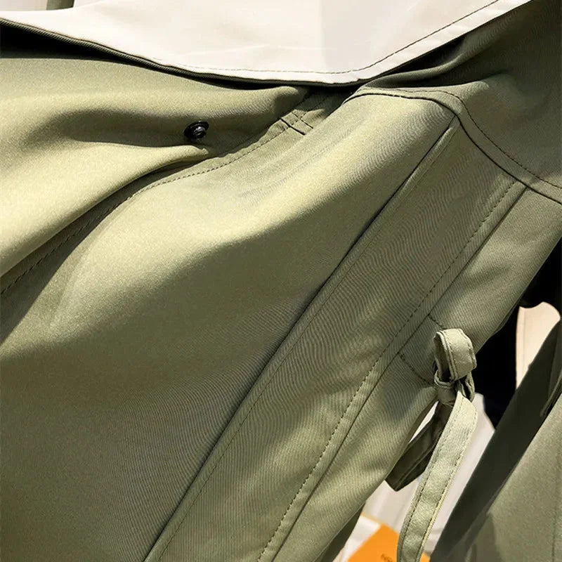 Windbreaker Jacket Removable Hood Shell