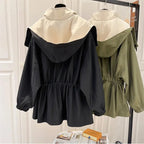 Windbreaker Jacket Removable Hood Shell