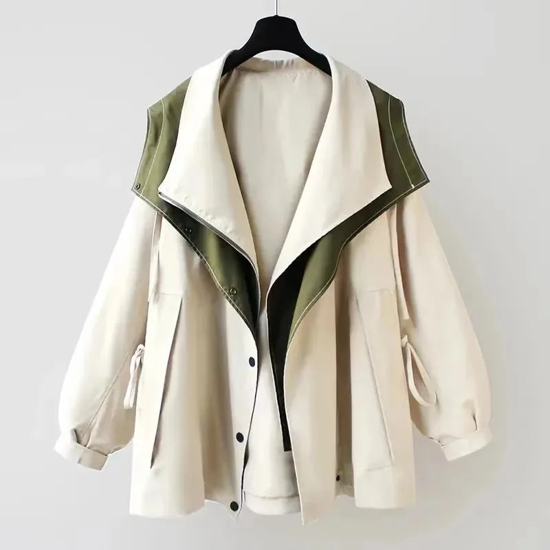 Windbreaker Jacket Removable Hood Shell