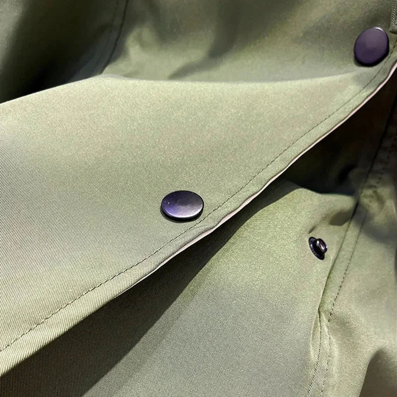 Windbreaker Jacket Removable Hood Shell