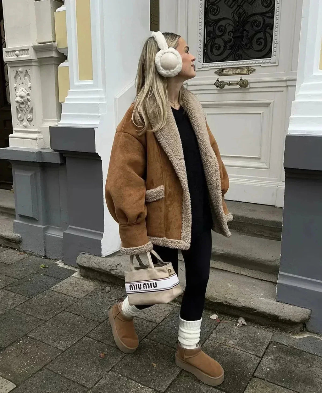 Winter Faux Suede Lined Jacket