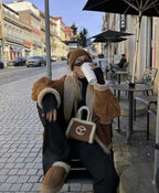 Winter Faux Suede Lined Jacket