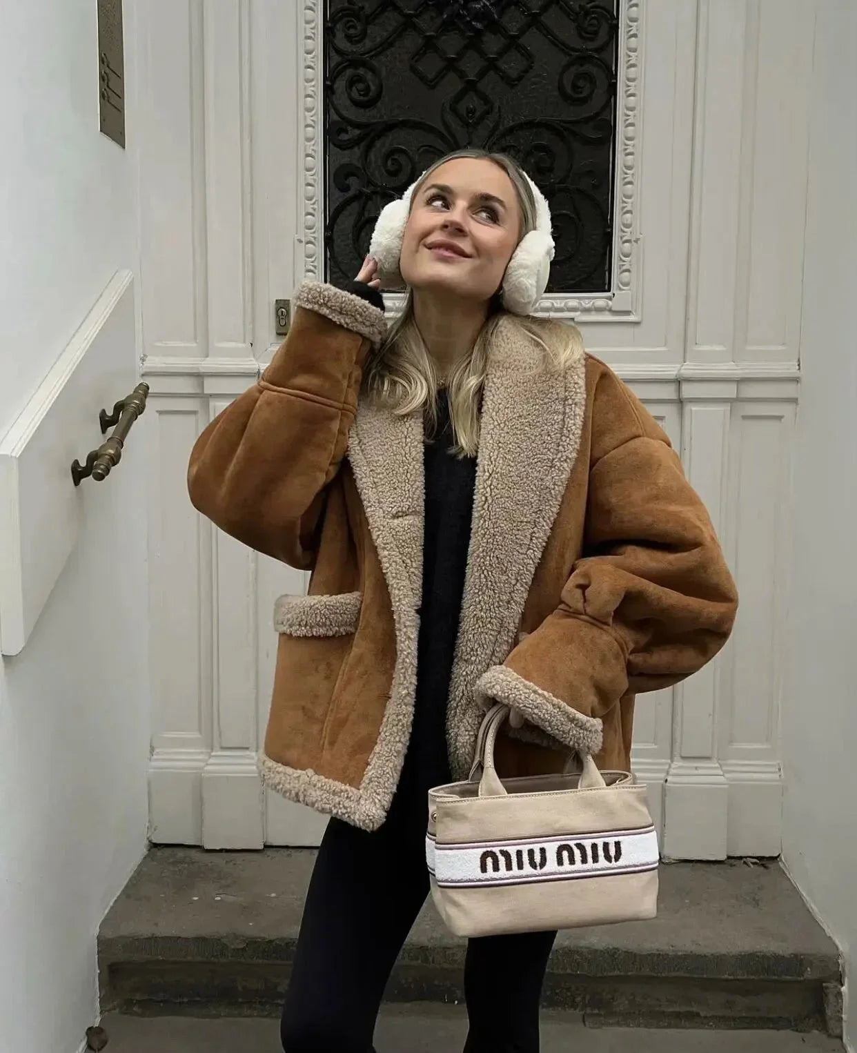 Winter Faux Suede Lined Jacket