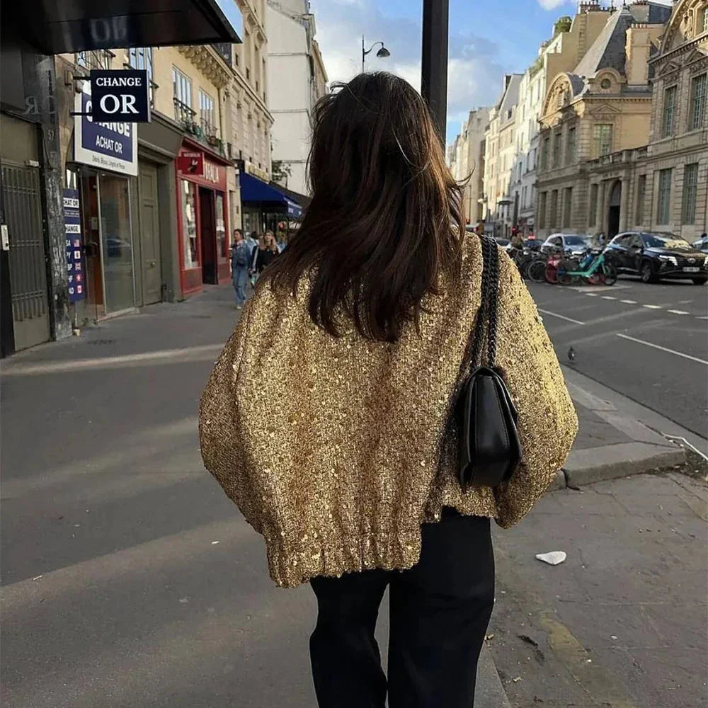 Chic Elegant Sequined Party Jacket