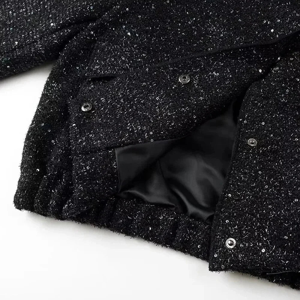 Chic Elegant Sequined Party Jacket