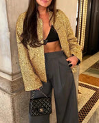 Chic Elegant Sequined Party Jacket