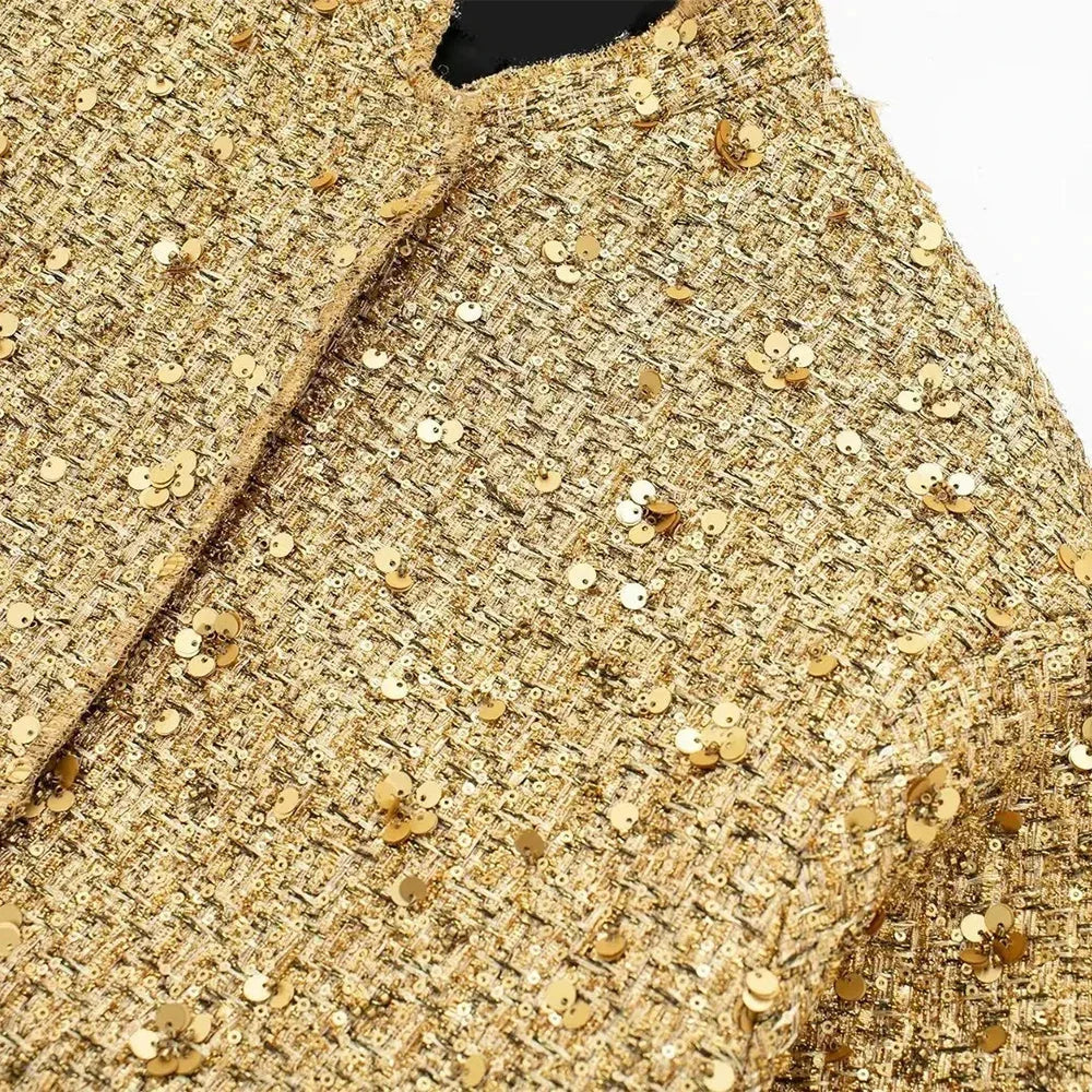 Chic Elegant Sequined Party Jacket