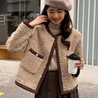 Short Soft Plush Fleece Jacket
