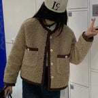 Short Soft Plush Fleece Jacket