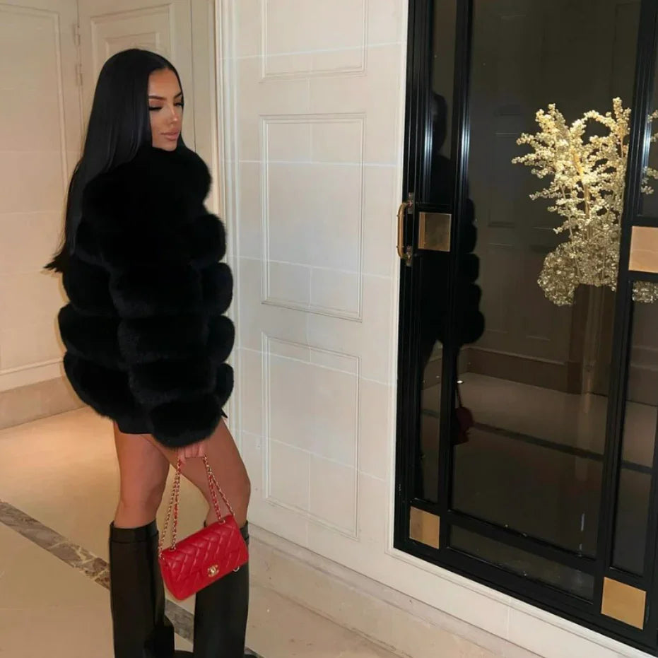 Classic Faux Fur Winter Coat