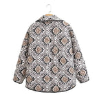Colourful Padded Wide Sleeve Jacket