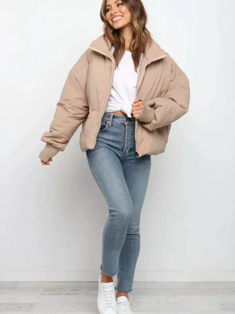 Warm Padded Down Winter Jacket