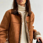 Warm Brown Vintage Winter Jacket