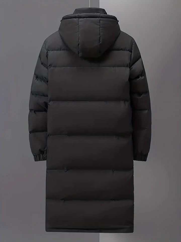 Long Warm Padded Puffer Jacket
