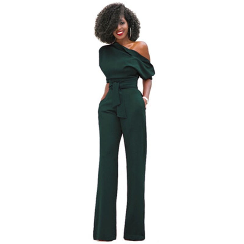 Women’s Bodycon Jumpsuit – Slim-Fit Sleeveless