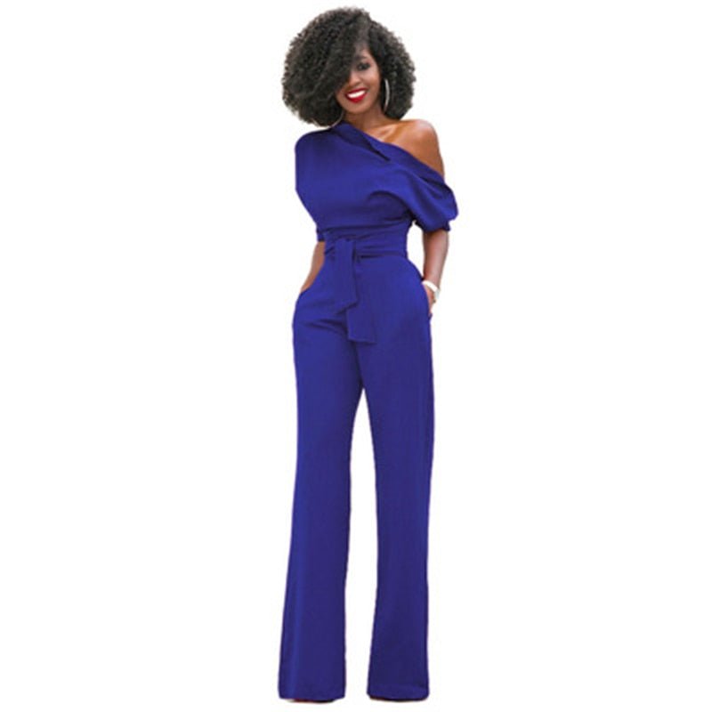 Women’s Bodycon Jumpsuit – Slim-Fit Sleeveless