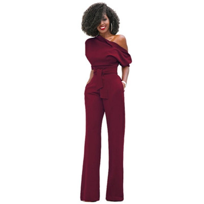 Women’s Bodycon Jumpsuit – Slim-Fit Sleeveless