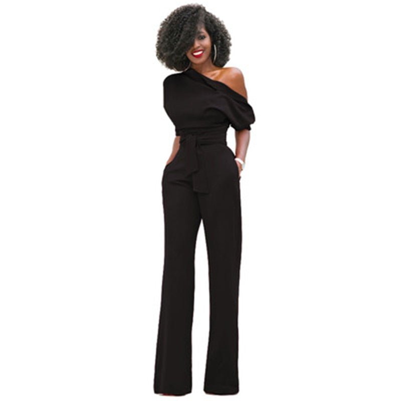 Women’s Bodycon Jumpsuit – Slim-Fit Sleeveless